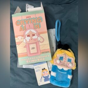 Pop Mart Crying Again Plush Card Holder
